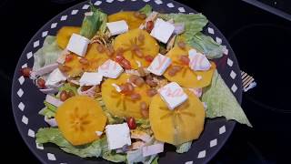 Потрясающе Вкусный Салат с ХУРМОЙ. Объедение! Попробуйте и удивите своих гостей! Французская кухня Потрясающе Вкусный Салат с ХУРМОЙ. Объедение! Попробуйте и удивите своих гостей! Французская кухня