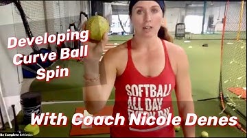 Developing curve ball spin:  fastpitch softball pitching