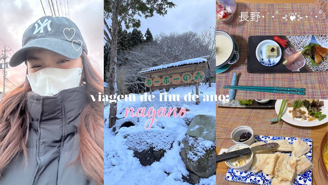 vlog no Japão🌷viagem para nagano:neve,casa japonesa,comidas e etc..☃️ parte 1 :)))
