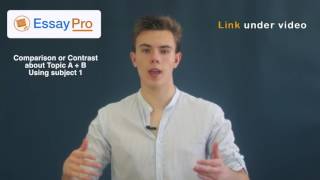 How to write a Compare & Contrast Essay! #4