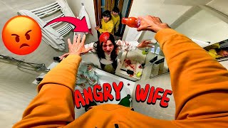 MY ANGRY WIFE ANNOYED BY PRANKS (Epic Comedy POV) @DumitruComanac  #prank #funny #angry #wife