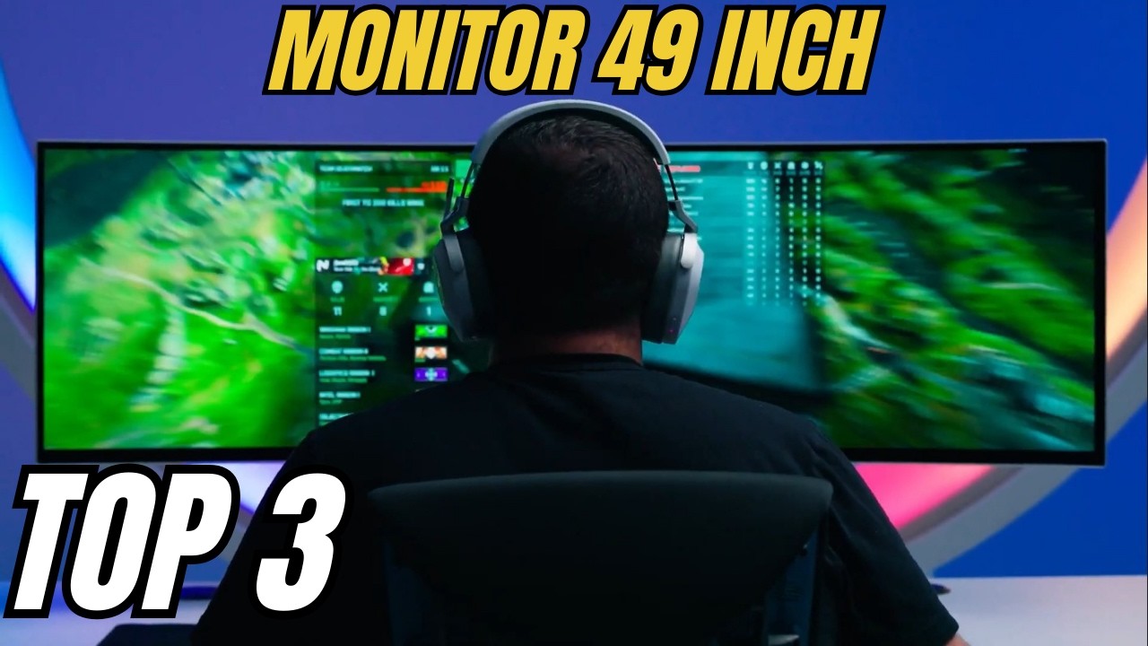 Top 3 Ultra-Wide 49 Inch Monitors for Gaming and Work - YouTube