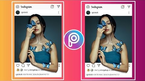 How to Create 3D Instagram photo Frame Effect | PicsArt Editing | Tutorial