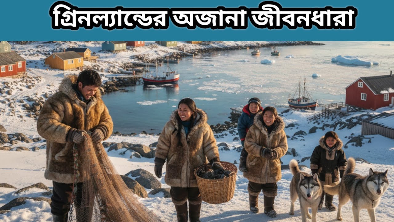 গ্রিনল্যান্ড মানুষের জীবনধারা | গ্রীনল্যান্ড পৃথিবীর সবচেয়ে বড় দ্বীপ | JH 1 Million 