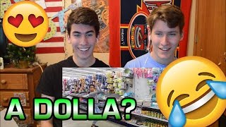 DOING THIS AGAIN. DOLLAR STORE WITH LIZA PART 2! REACTION