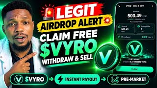 FREE $VYRO AIRDROP 🚨 I Tested the Withdrawal! | Full Review & Guide