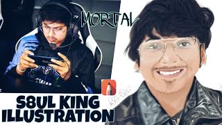 MORTAL ILLUSTRATION ON AUTODESK SKETCHBOOK | ANUSHKA'S D ART| DIGITAL ART TUTORIAL|SoulMortal Sketch screenshot 1