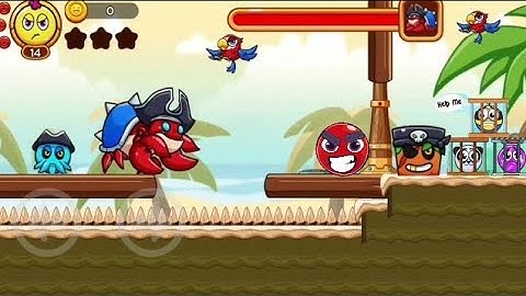 Ball V Red Boss Challenge - Beach⛱ map all levels with boss fight(level 60-71)