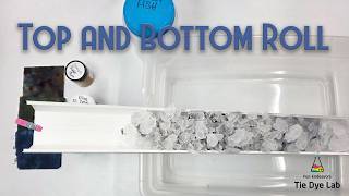 Tie Dye Designs:  Top and Bottom Roll Ice Dye
