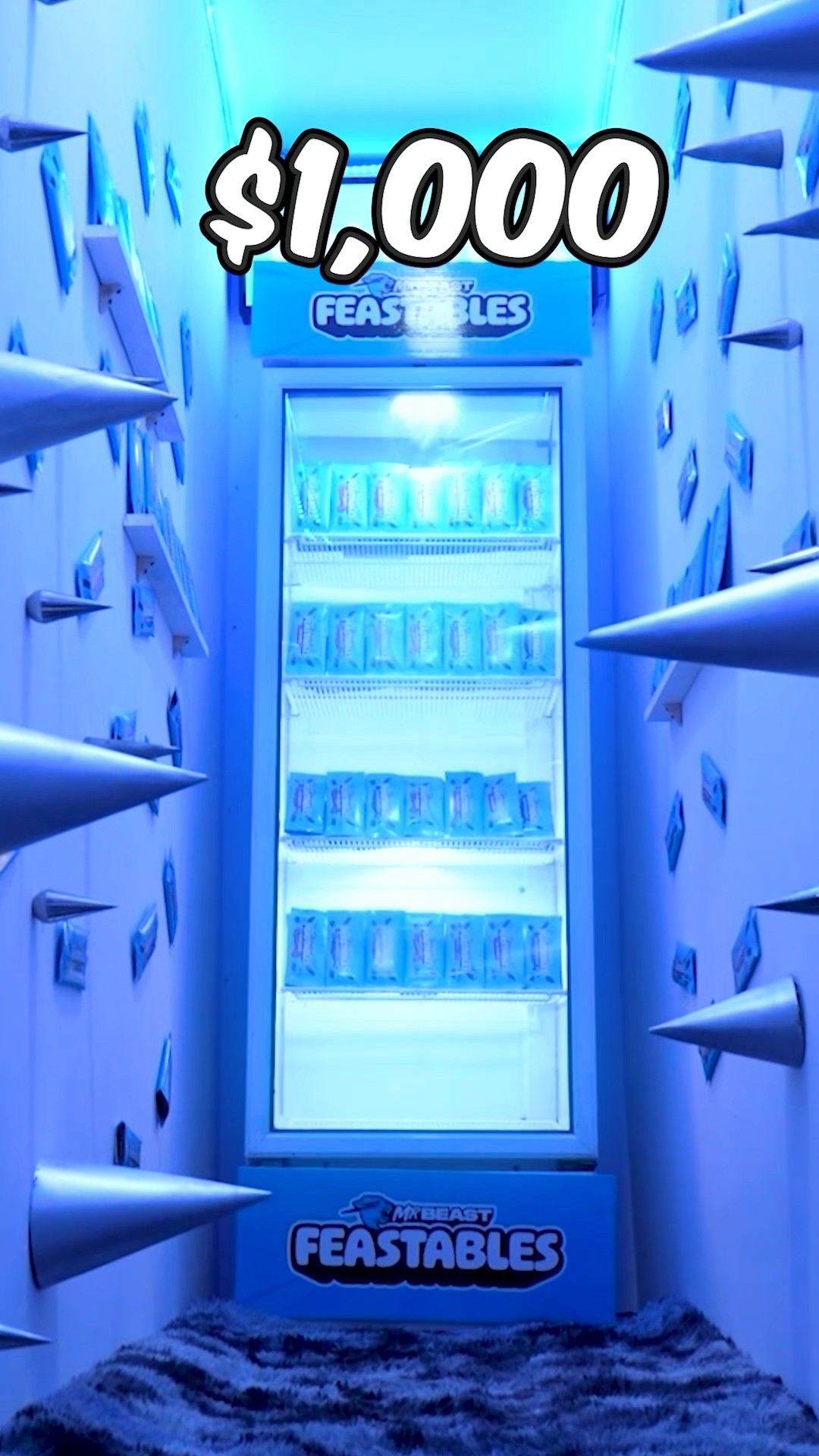 $0 VS $10,000 Secret Room!! #spd #secret #secretroom #feastables @MrBeast