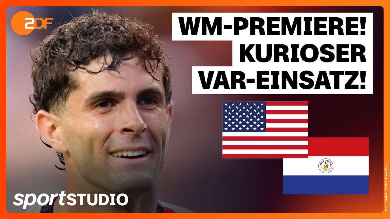 USA – Paraguay Highlights | Gruppe D, FIFA WM 2026 | sportstudio 