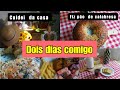 Limpei toda a casa depois da obra🏡/ Frango frito na panela  de pressão🍗/ Pão de calabresa sem sova🍞