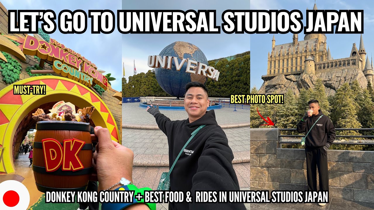 WE ARE BACK IN UNIVERSAL STUDIOS JAPAN! | feat. DONKEY KONG COUNTRY + PARK GUIDE | JAPAN TRAVEL VLOG
