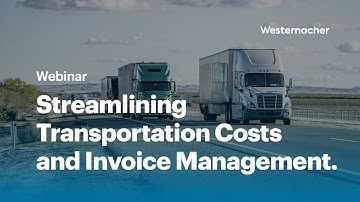 Streamlining Transportation Costs and Invoice Management.