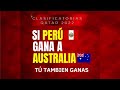 Perú vs Australia: Si Perú gana tú también ganas