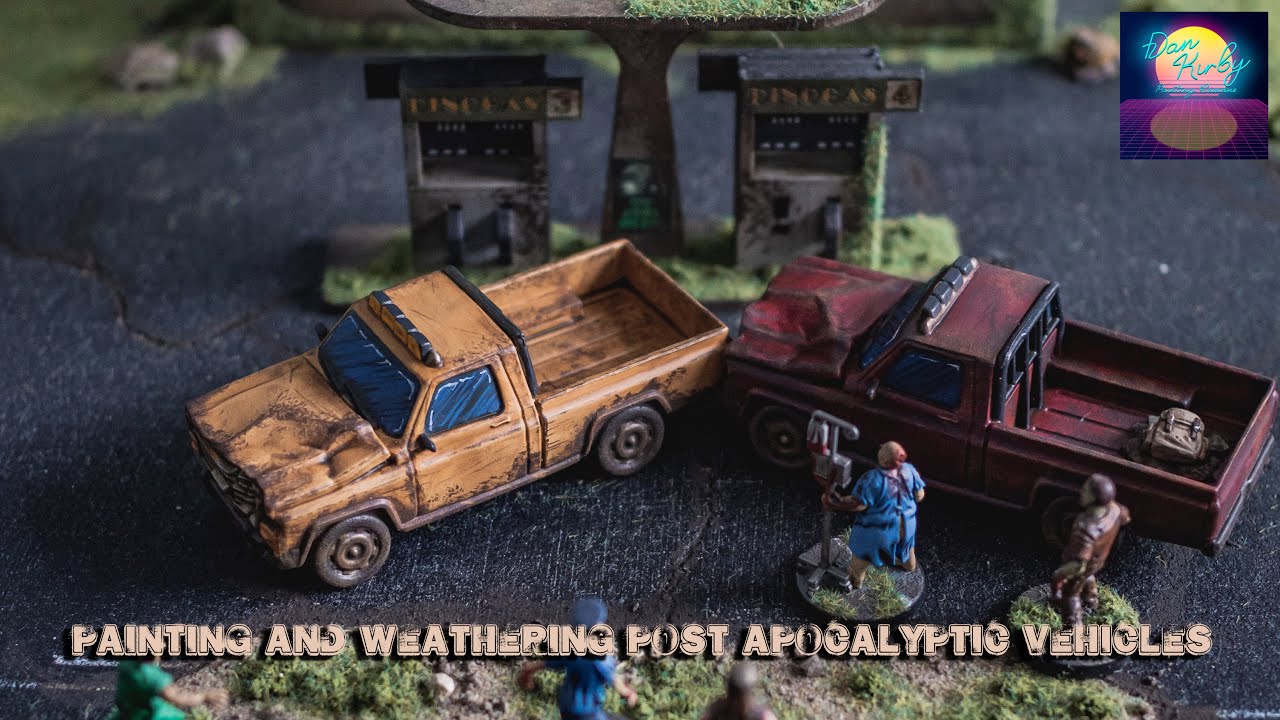 WEATHERING Post Apocalyptic Vehicles | Walking Dead All Out War Scenery Box.