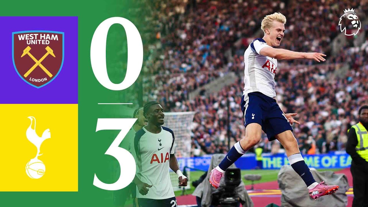 West Ham 0-3 Tottenham Hotspur | Extended Premier League Highlights