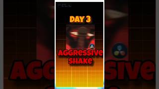 Day 3| How to do Aggressive Shake/Hard Shake In Davinci Resolve #davinciresolve #editing