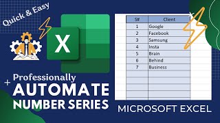 Automate Number Series In Excel With IF formula | Automate Series Excel