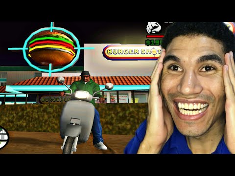 ASMR - SENDO ENTREGADOR DE HAMBURGUER NO GTA SAN ANDREAS!