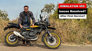 2024 Himalayan 450 Issues Resolved after First Service? Detailed Review