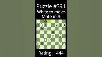 Daily Chess Puzzle no.391 #shorts