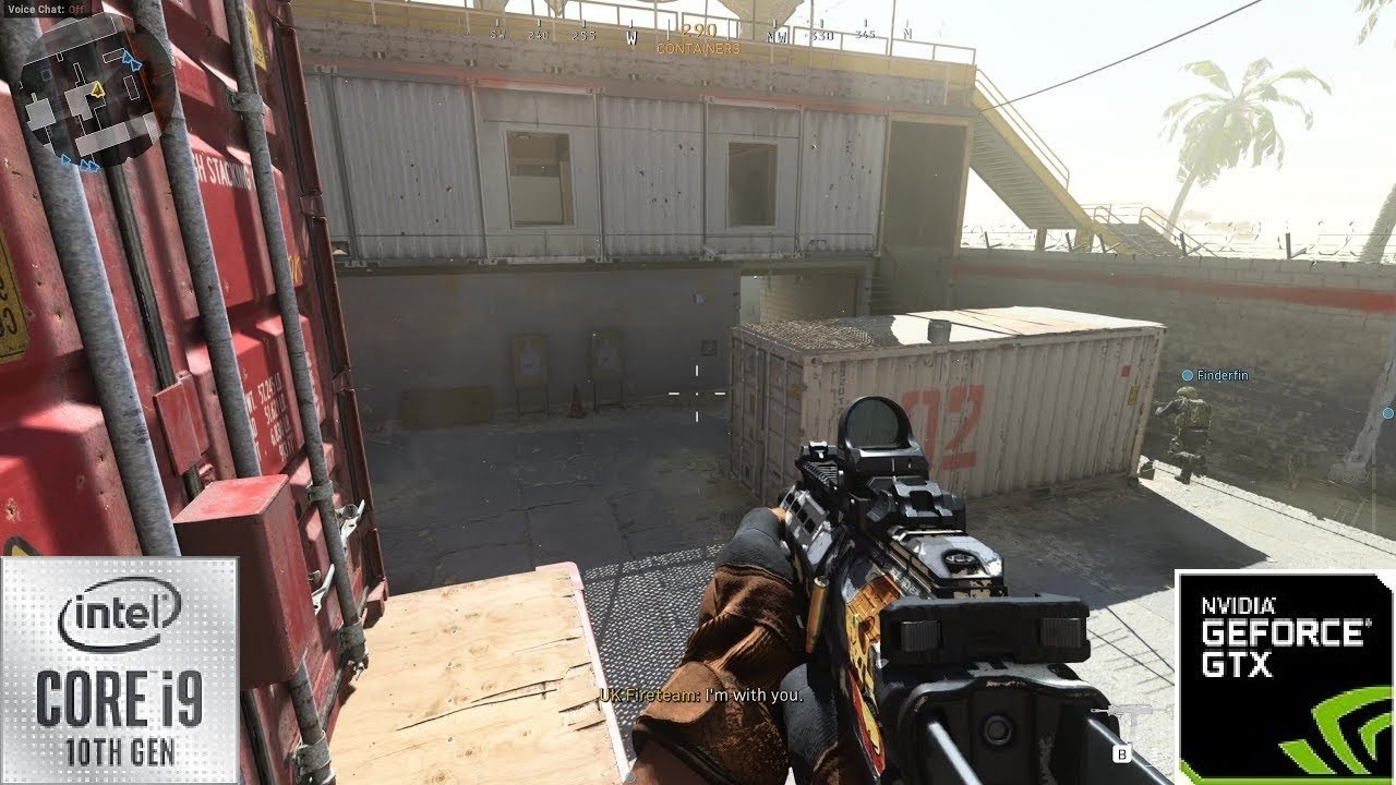 Intel I9 10900K EVGA GTX 1070 Call of Duty Modern Warfare Team Deathmatch Gameplay Multiplayer