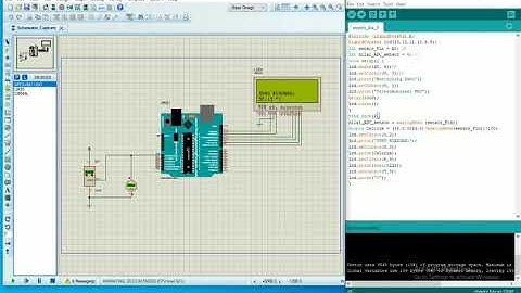 Simulasi Rangkaian Input Analog Sensor Suhu