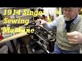 Using an Antique 1914 Singer Patch Sewing Machine | Engels Coach Shop