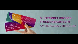 Interreligiöses Friedenskonzert 2022 Livestream @KreuzkircheDresden