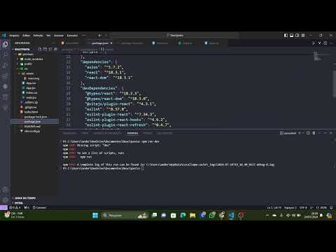 Npm run dev não funciona (Vite) = {problema resolvido}