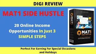 Mat1 Side Hustle Review | Online Income | Real or Scam 