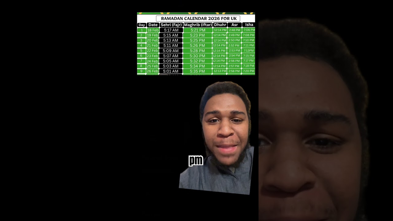 Расписание Рамадана — лучшее из всех!