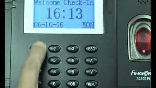 AC100 Plus_07-One to One Verification