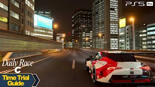 GT7 Time Trial Guide | Daily Race C Qualifying |Tokyo Expressway South CCW Gr.3 | GT7 Gameplay