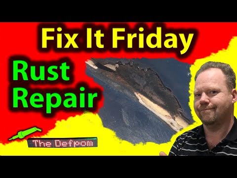 🔴 #547 Toyota Coaster Roof Seam Rust Repair - How To Fix Rust