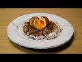 【時間がないあなたへ】1人分の手抜きカレーを作りたい でも栄養も摂りたい【半熟卵を添えて】