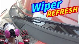 How to finish a worn-out wiper arm more than new