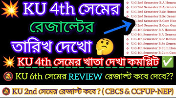 Kalyani University 4th Semester Result Publish 2024 || kalyani University 2nd semester result 2024