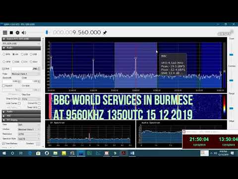 BBC World Services in Burmese at 9560KHz 1350UTC 15 12 2019