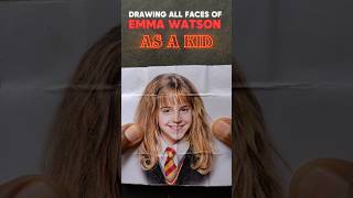 Drawing All Faces of Emma Watson 😱❤️ #emmawatson #hermionegranger #art #harrypotter #explore