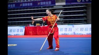 Women's Nangun 女子南棍 第1名 天津队 李奕萱 9.65分 tian jin li yi xuan