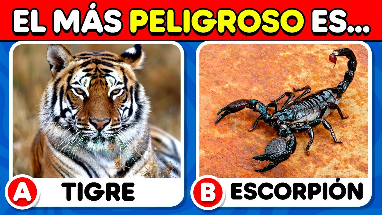 ¿Cuánto sabes de ANIMALES?🐳 🦁🦈100 PREGUNTAS de cultura general