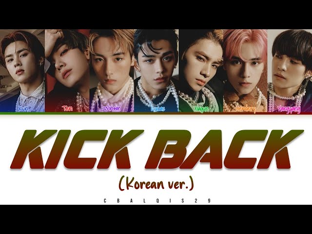 WAYV (威神V) - 'KICK BACK (Korean Ver.)' (Color Coded Lyrics Eng/Rom/Han/가사) class=