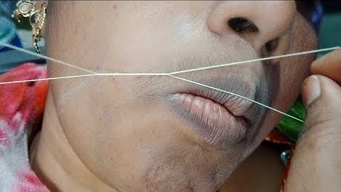 upper lips threading #threading #upperlips #lips