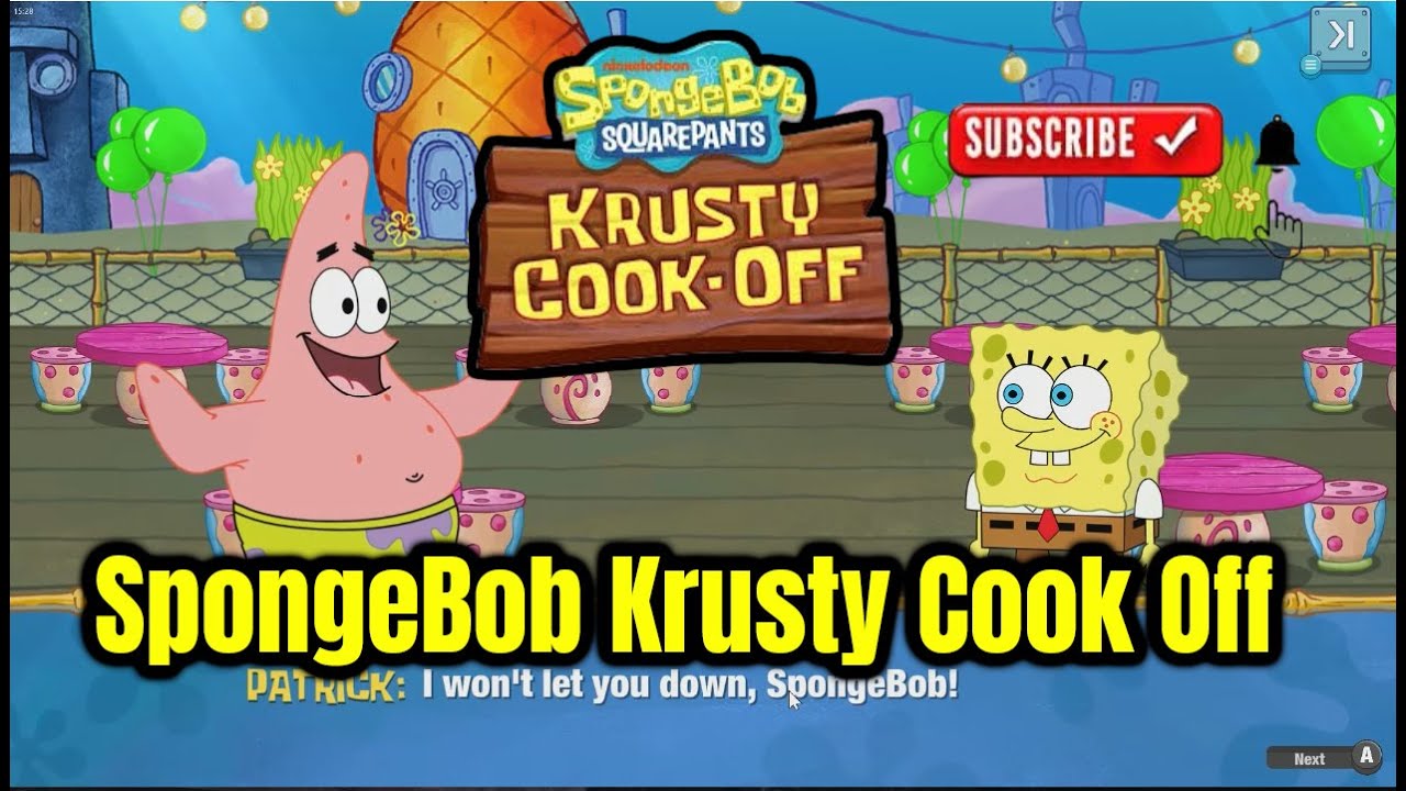 Sponge Bob Crusty Cook Off