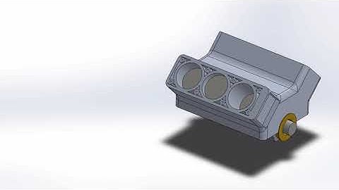 V6 Engine animation.