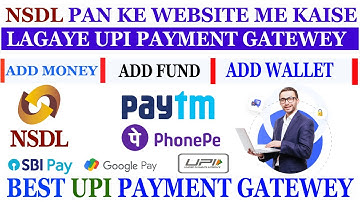 Upi Payment Gateway Integration In nsdl-ekyc |How to integrate Automatic upi payment gateway