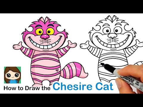 Video: How To Draw A Cheshire Cat