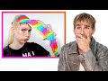 Hairdresser Reacts To Rainbow Hair Color (That Also Glow? 🤯)